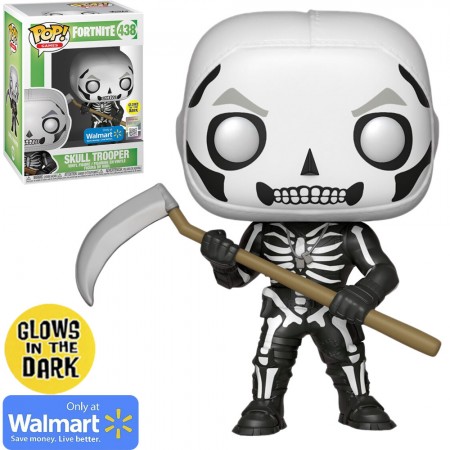 Funko Pop Games Fortnite Exclusive - Skull Trooper 438 Glows In The Dark