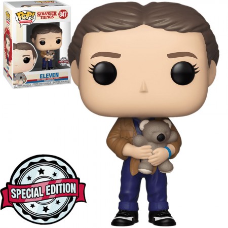 Funko Pop Television Stranger Things S3 Exclusive - Eleven With Bear 847