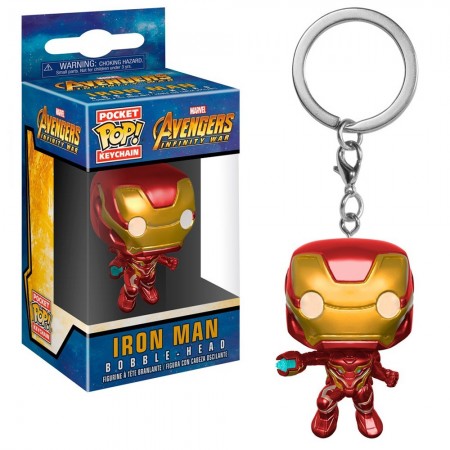 Chaveiro Funko Pop Keychain Marvel Infinity Iron Man