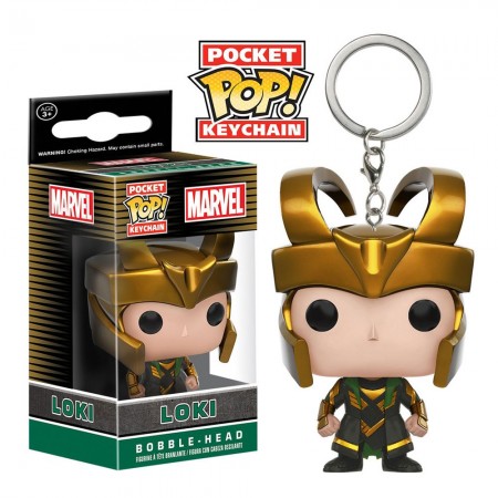 Chaveiro Funko Pop Keychain Marvel Loki
