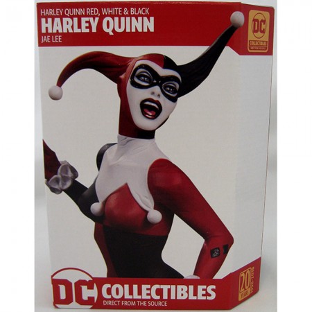 Esttua Dc Collectibles Harley Quinn Red, White And Black - By Jae Lee 35010