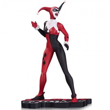 Esttua Dc Collectibles Harley Quinn Red, White And Black - By Jae Lee 35010