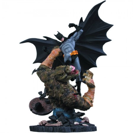 Esttua Dc Collectibles Mini Battle Statue - Batman Vs Killer Croc 58154