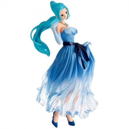 Esttua Banpresto One Piece Lady Edge Wedding - Nefertari Vivi (blue Dress) 0836