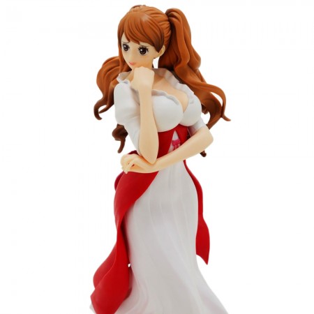 Estátua Banpresto One Piece Glitter & Glamours - Charlotte Pudding (red And White Dress)  1925