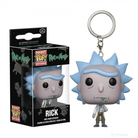 Chaveiro Funko Pop Keychain Rick And Morty Rick