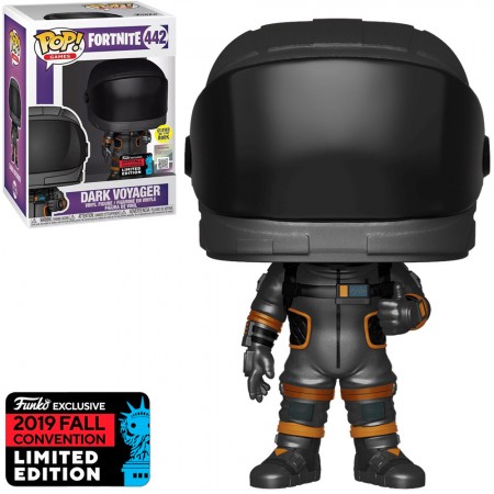 Funko Pop Games Fortnite Exclusive Nycc 2019 - Dark Voyager 442 Glows In The Dark