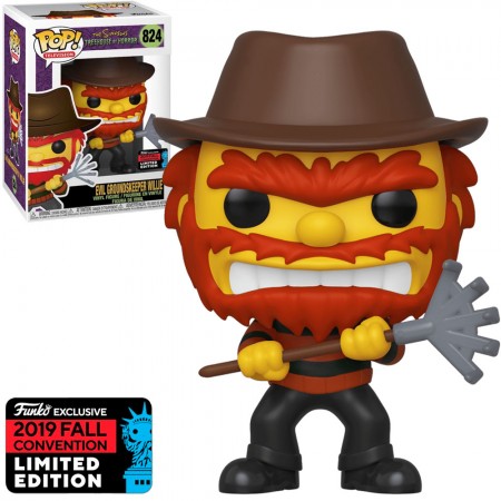 Funko Pop Television The Simpsons Treehouse Of Horror Exclusive Nycc 2019 - Evil Groundskeeper Willie 824