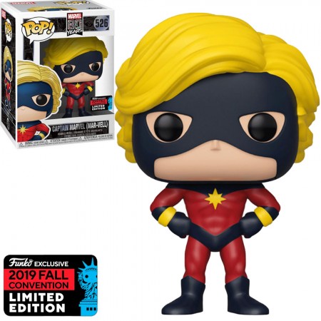 Funko Pop Marvel 80 Years Exclusive Nycc 2019 - Captain Marvel (mar-vell)  526