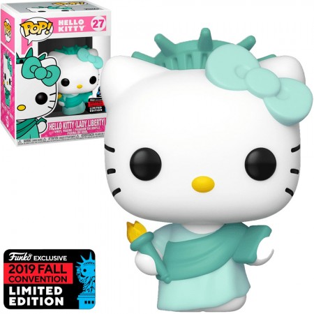 Funko Pop Hello Kitty Exclusive Nycc 2019 - Hello Kitty (lady Liberty) 27