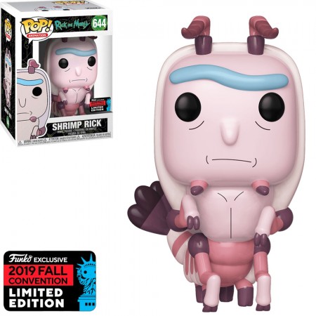 Funko Pop Animation Rick And Morty Exclusive Nycc 2019 - Shrimp Rick 644