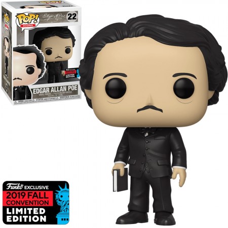 Funko Pop Icons Exclusive Nycc 2019 - Edgar Allan Poe With Book 22