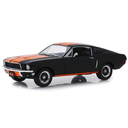 Carro Greenlight - Ford Mustang Gt Fastback Fram Oil Ano 1968 - Escala 1/24 (18253)