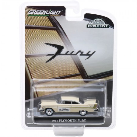 Carro Greenlight Hobby Exclusive - Plymouth Fury 1957 - Escala 1/64 (30049)