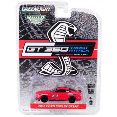 Carro Greenlight Hobby Exclusive - Ford Shelby Gt350 2016 Track Attack  - Escala 1/64 (30053)