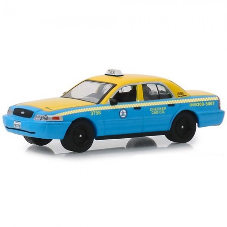 Carro Greenlight Hobby Exclusive - Ford Crown Victoria 2011 Checker Cab Los Angeles - Escala 1/64 (30055)