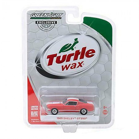 Carro Greenlight Hobby Exclusive - Shelby Gt350 1965 Turtle Wax  - Escala 1/64 (30072)