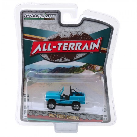 Carro Greenlight All-terrain - Ford Bronco 1967 - Escala 1/64 (35130-a)