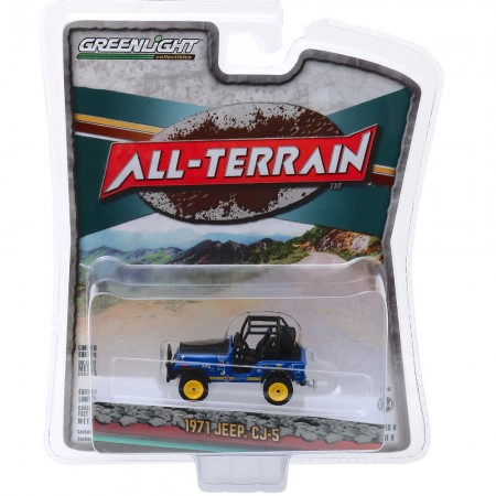 Carro Greenlight All-terrain - Jeep Cj-5 1971 - Escala 1/64 (35130-b)