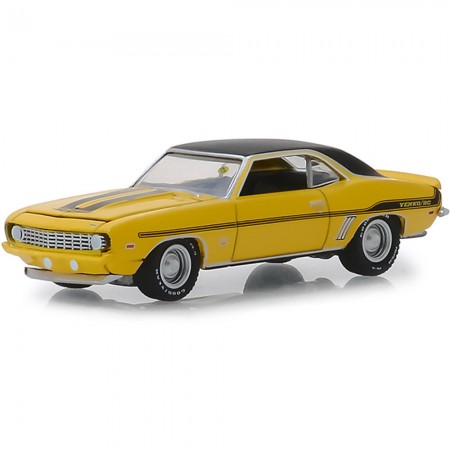 Carro Greenlight Mecum Auctions - Chevrolet Yenko Copo Camaro 1969 - Escala 1/64 (37170-c)
