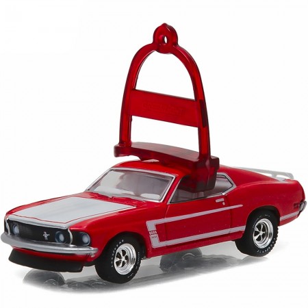 Carro Greenlight Holiday Ornaments - Ford Mustang Boss 302 1969 - Escala 1/64 (40010)
