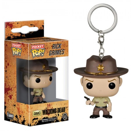 Chaveiro Funko Pop Keychain The Wd.rick Grimes