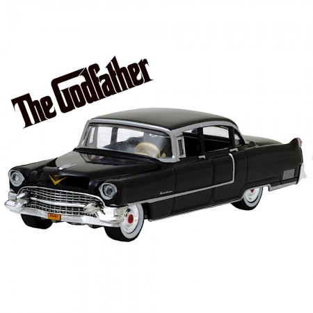 Carro Greenlight Hollywood - Cadillac Fleetwood Series 60 1955 The Godfather - Escala 1/64 (44740-b)