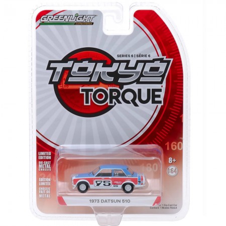 Carro Greenlight Tokyo Torque - Datsun 510 1973 - Escala 1/64 (47040-d)