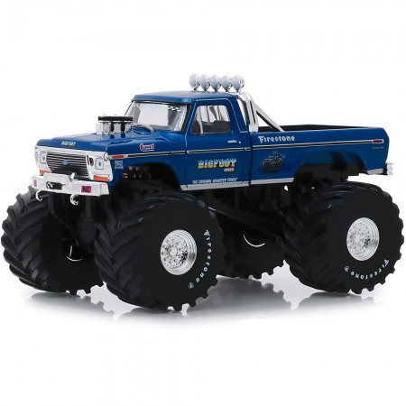 Carro Greenlight Kings Of Crunch - Ford F-250 Bigfoot #1 1974 - Escala 1/64 (49040-a)