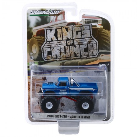 Carro Greenlight Kings Of Crunch - Ford F-250 Above N Beyond 1978 - Escala 1/64 (49040-c)