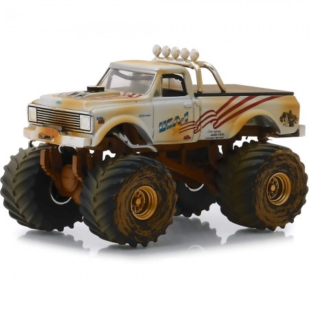 Carro Greenlight Kings Of Crunch - Chevrolet K-10 Usa-1 (legacy) 1970 - Escala 1/64 (49040-d)