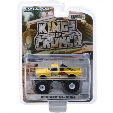 Carro Greenlight Kings Of Crunch - Chevrolet C20 Big Bear 1972 - Escala 1/64 (49040-f)