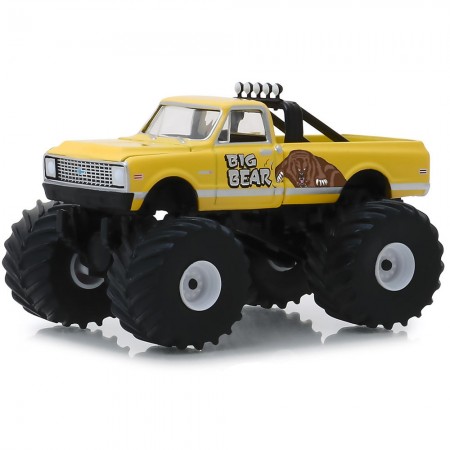 Carro Greenlight Kings Of Crunch - Chevrolet C20 Big Bear 1972 - Escala 1/64 (49040-f)