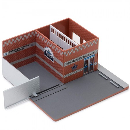 Delegacia Greenlight Mechanic's Corner - Hot Pursuit Chicago Police Department  - Escala 1/64 (57041)