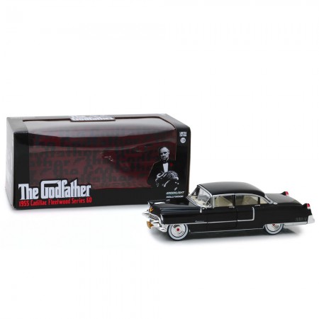 Carro Greenlight Hollywood The Godfather - Cadillac Fleetwood Series 60 Ano 1955 - Escala 1/24 (84091)