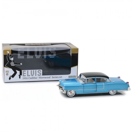 Carro Greenlight Hollywood Elvis - Cadillac Fleetwood Ano 1955 - Escala 1/24 (84093)