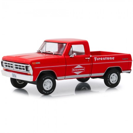 Carro Greenlight Running On Empty - Ford F-100 Firestone Ano 1971 - Escala 1/24 (85043)