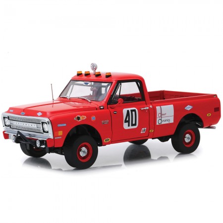 Carro Greenlight Chevrolet C-10 Baja 1000 Truck 18007 - Escala: 1/18 Ano: 1969