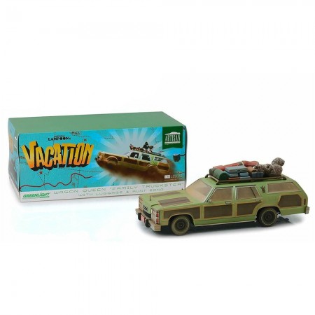 Carro Greenlight National Lampoon's Vacation - Wagon Queen "family Truckster" Ano 1979 - Escala 1/18