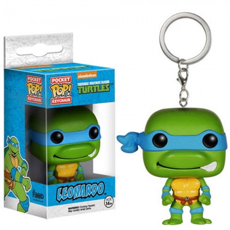 Chaveiro Funko Pop Keychain Turtles Ninja Leonardo