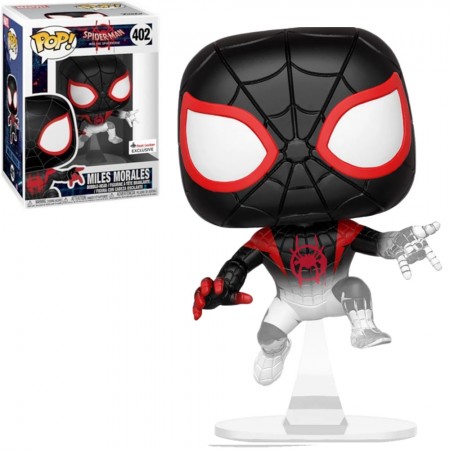 Funko Pop Marvel Spider-man Into The Spider-verse Exclusive - Miles Morales Translucent  402