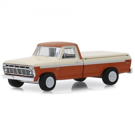 Carro Greenlight Blue Collar - Ford F-100  1973 - Escala 1/64 (35140-b)