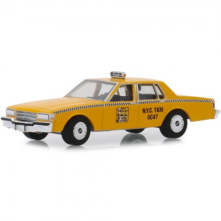 Carro Greenlight Hobby Exclusive - Chevrolet Caprice 1987 New York City Taxi - Escala 1/64 (30077)