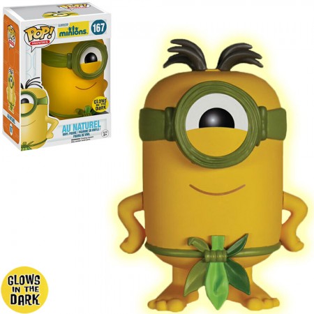 Funko Pop Movies Despicable Me Exclusive - Au Naturel 167 Glows In The Dark
