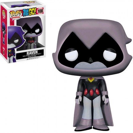 Funko Pop Heroes Animation Teen Titans Go Exclusive - Raven (gray)  108