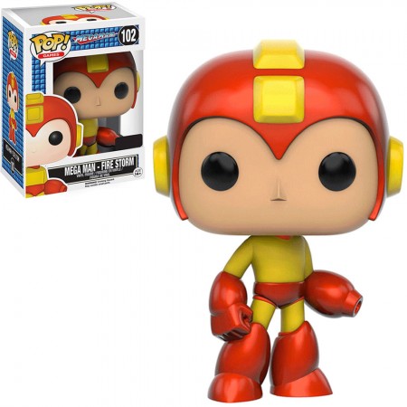 Funko Pop Games Megaman Exclusive - Mega Man (fire Storm) 102