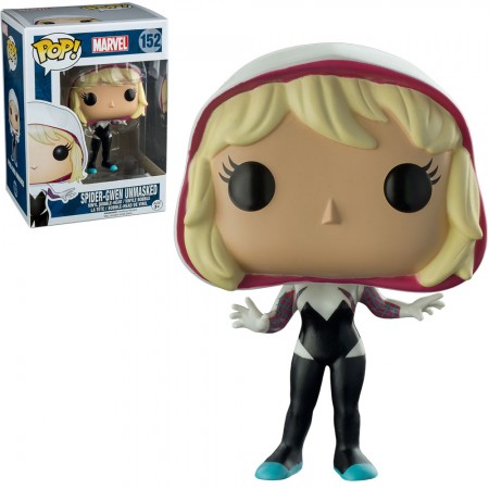 Funko Pop Marvel Exclusive - Spider-gwen Unmasked 152