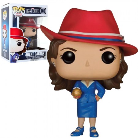Funko Pop Marvel Agent Carter Exclusive - Agent Carter With Gold Orb 102