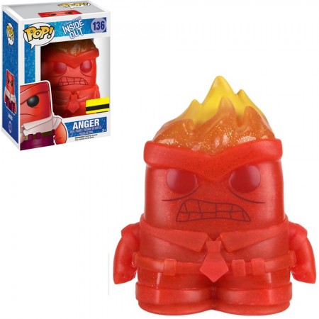 Funko Pop Disney Inside Out - -exclusive - Anger (glitter) 136