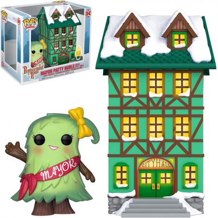 Funko Pop Town Christmas Peppermint Lane - Mayor Patty Noble With City Hall 04